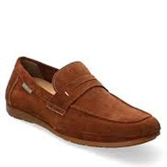 New! MEPHISTO Alexis Loafer Brown Suede 7.5 DD337